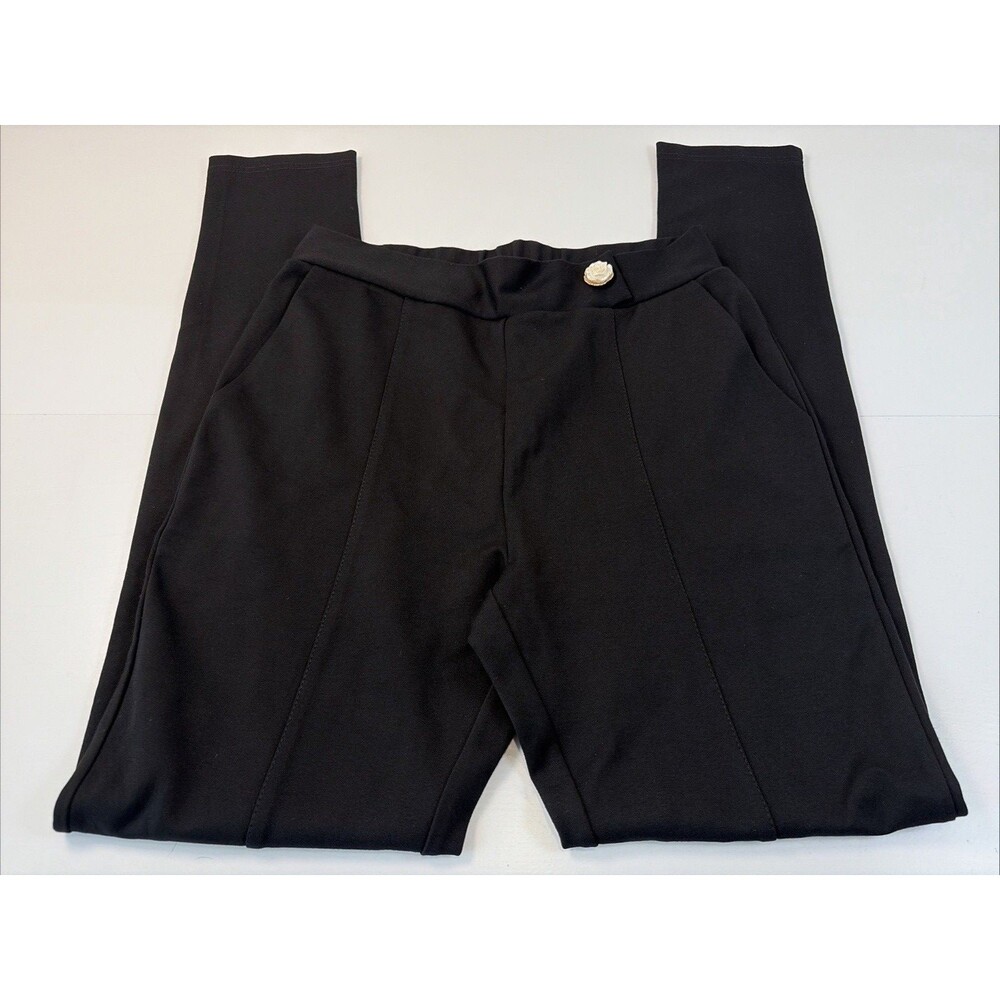 Lemon Tart Collections Black Pant Pockets Size Medium